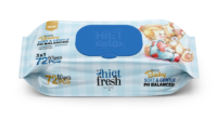 Wet Wipes Baby - 72 Wipes