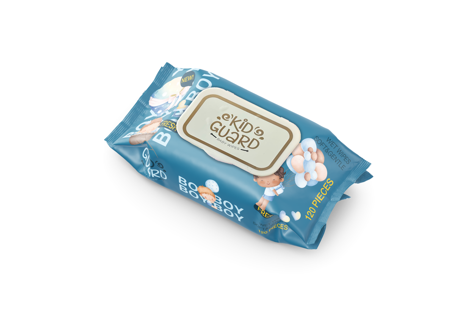 Baby Wipes Boy - 120 Wipes