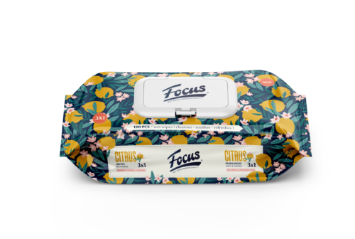 Wet Wipes (Citrus Scent) - 120 Wipes