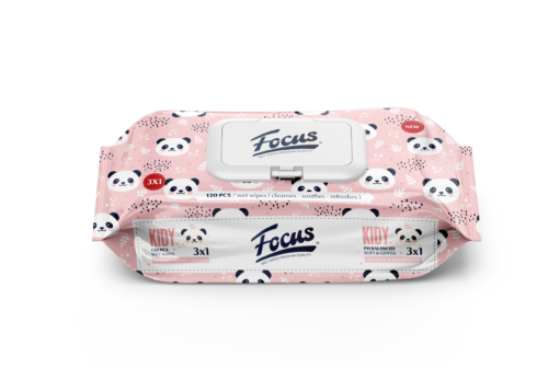 Wet Wipes (Kidy Gentle Scent) - 120 Wipes