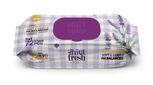 Wet Wipes Lavender - 72 Wipes