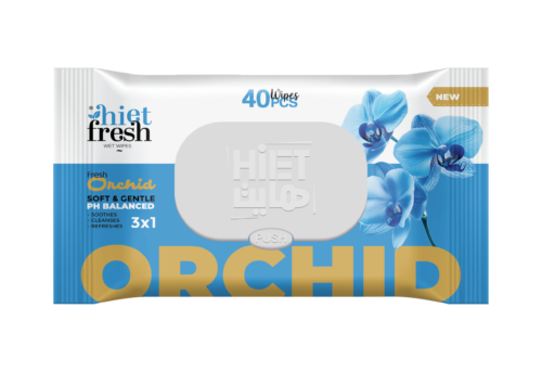 ORCHID 40 Wet Wipes (Orchid Scent) - 40 Wipes