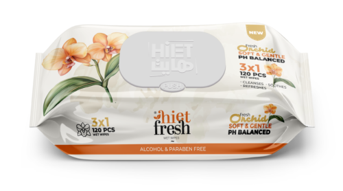 Wet Wipes Orchid - 120 Wipes