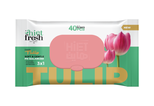 Wet Wipes (Tulip Scent) - 40 Wipes