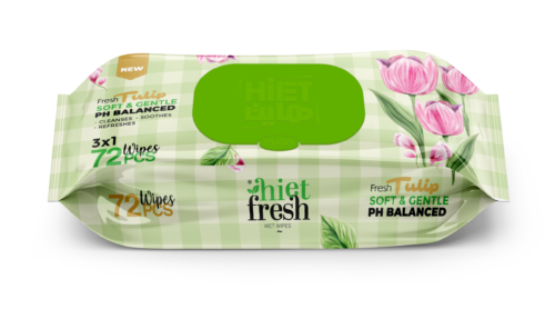 Wet Wipes Tulip - 72 Wipes