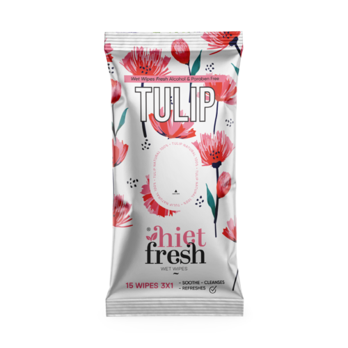 Wet Wipes Tulip - 15 Wipes
