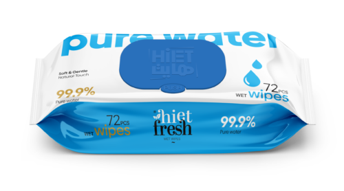 Wet Wipes Water - 72 Wipes
