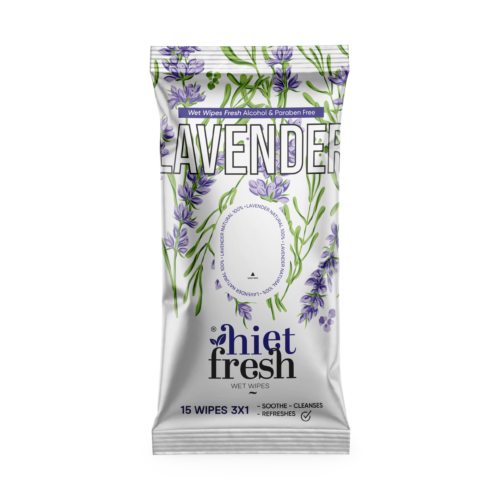 Wet Wipes Lavender - 15 Wipes