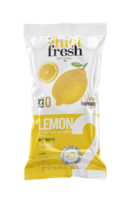 Pocket Wet Wipes (Lemon Scent) - 10 Wipes