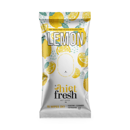 Wet Wipes Lemon - 15 Wipes