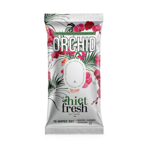 Wet Wipes Orchid - 15 Wipes