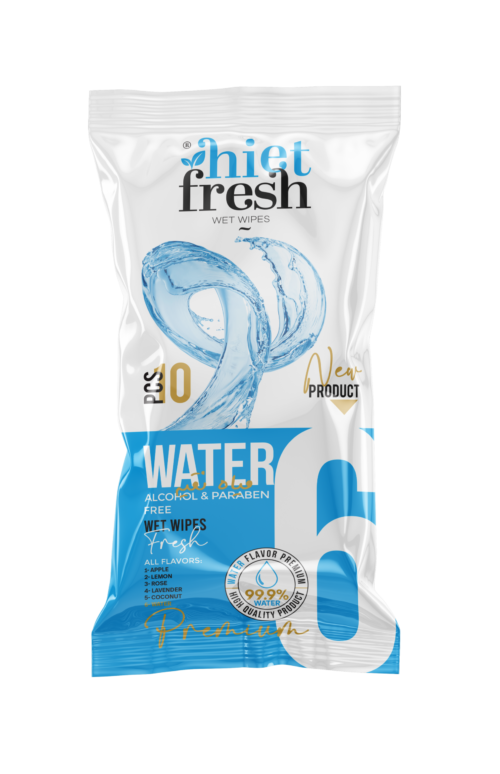 Pocket Wet Wipes (Pure Water / Fragrance-Free) - 10 Wipes